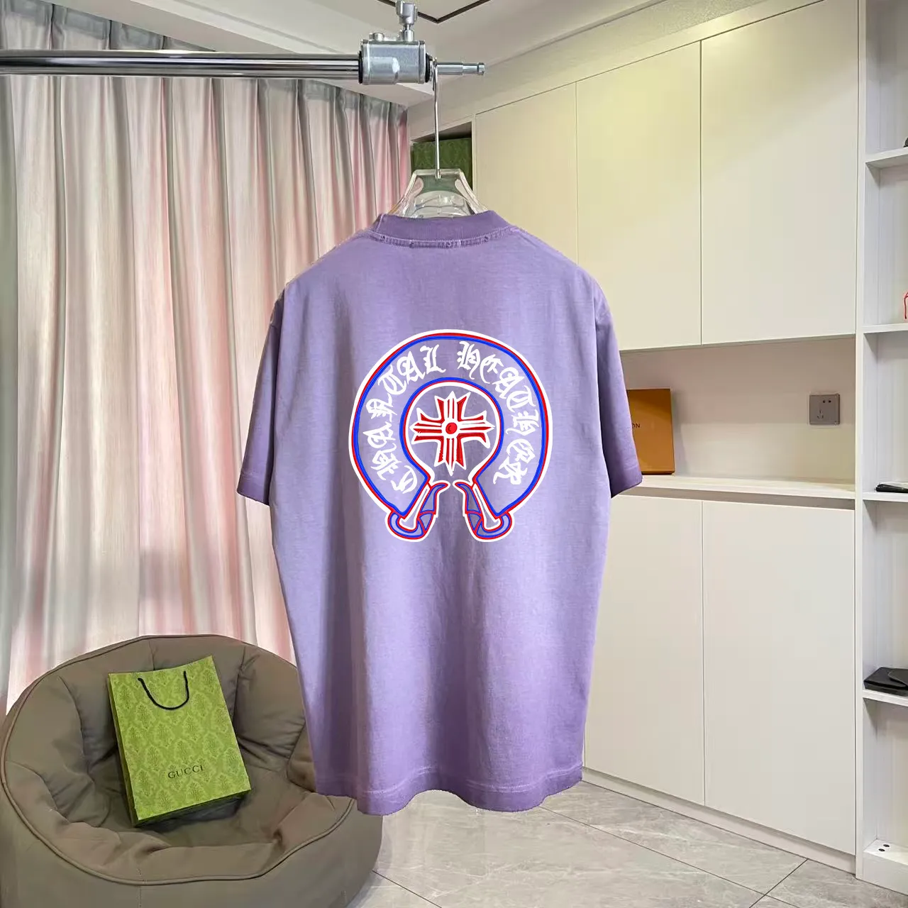 ch *2026 New Arrival t g Same Style Size：S M L XL XXL ：White Purple Gray